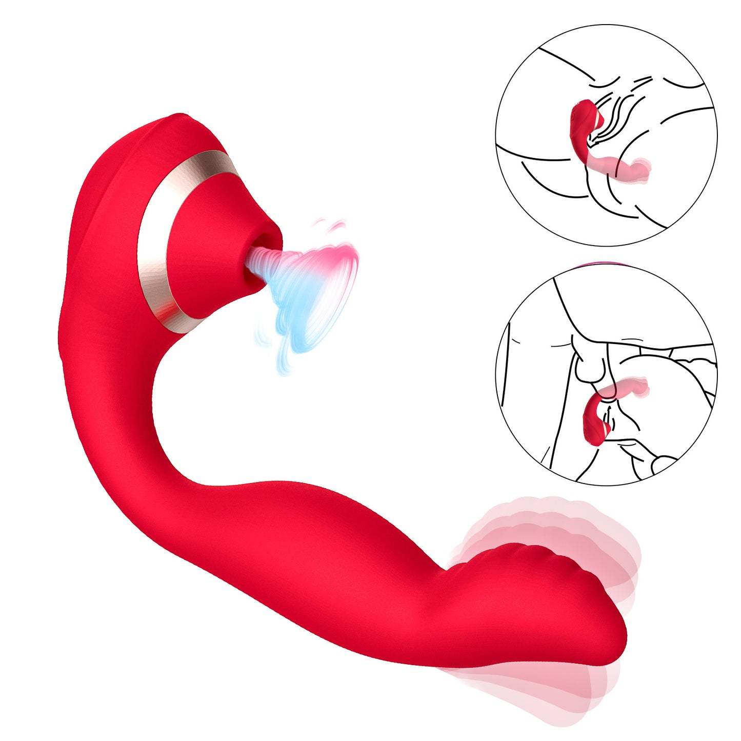Scarlet Curve — Tapping & Suction Vibrator
