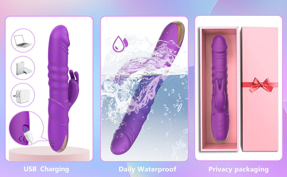 Rose Rhythm — Thrusting Rabbit Vibrator