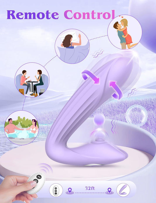 Eclipse Arc — Remote-Control Dual Vibrator