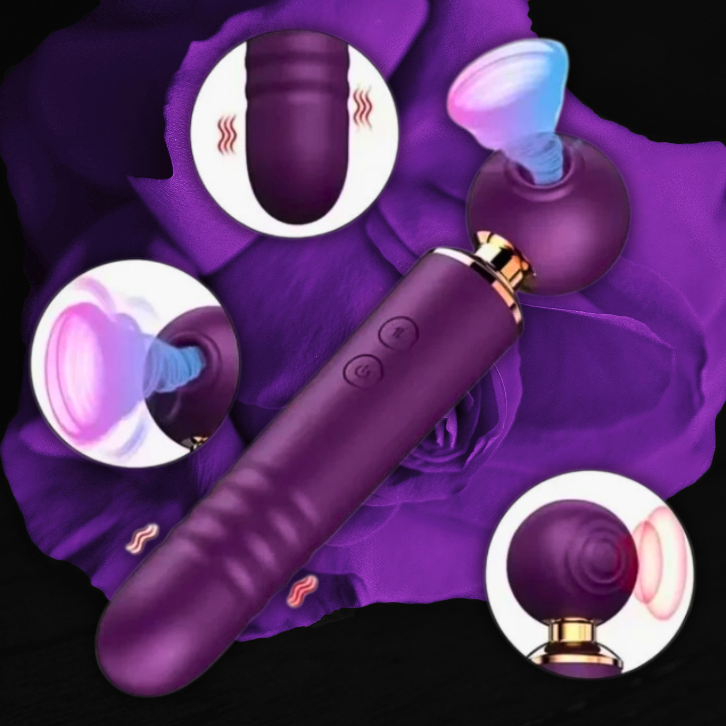 Triple Crown — 3-in-1 Vibrator