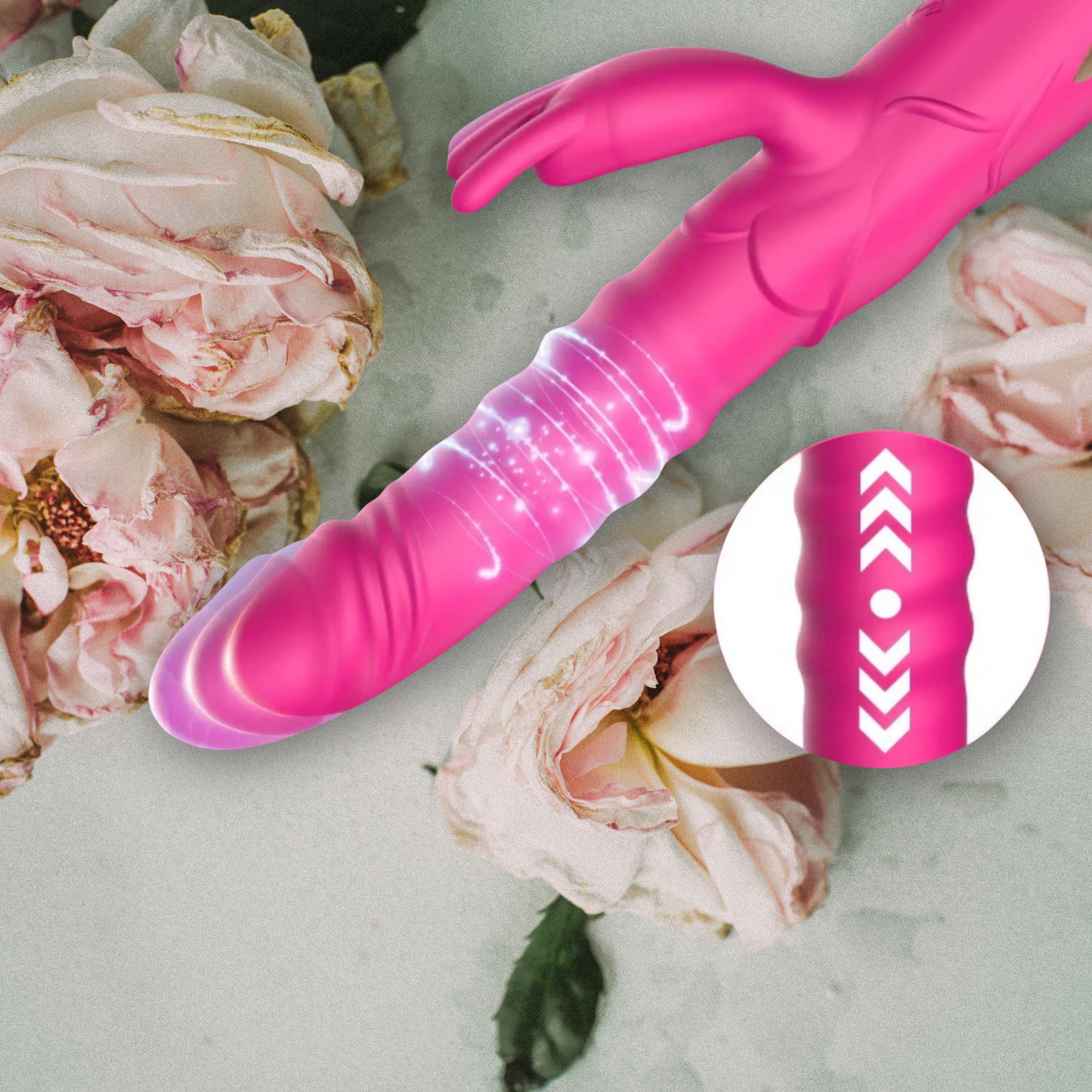 Rose Rhythm — Thrusting Rabbit Vibrator