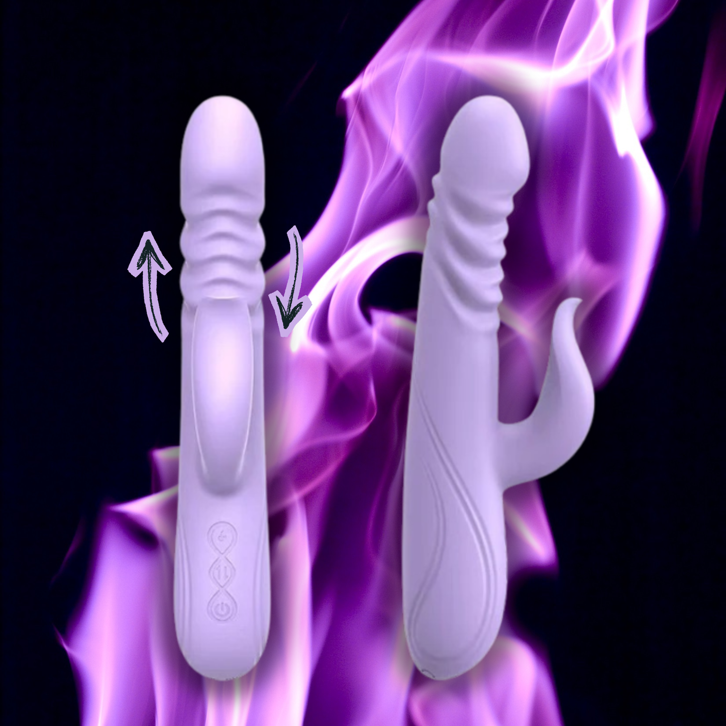 Lavender Thrust — Heated Rabbit Vibrator