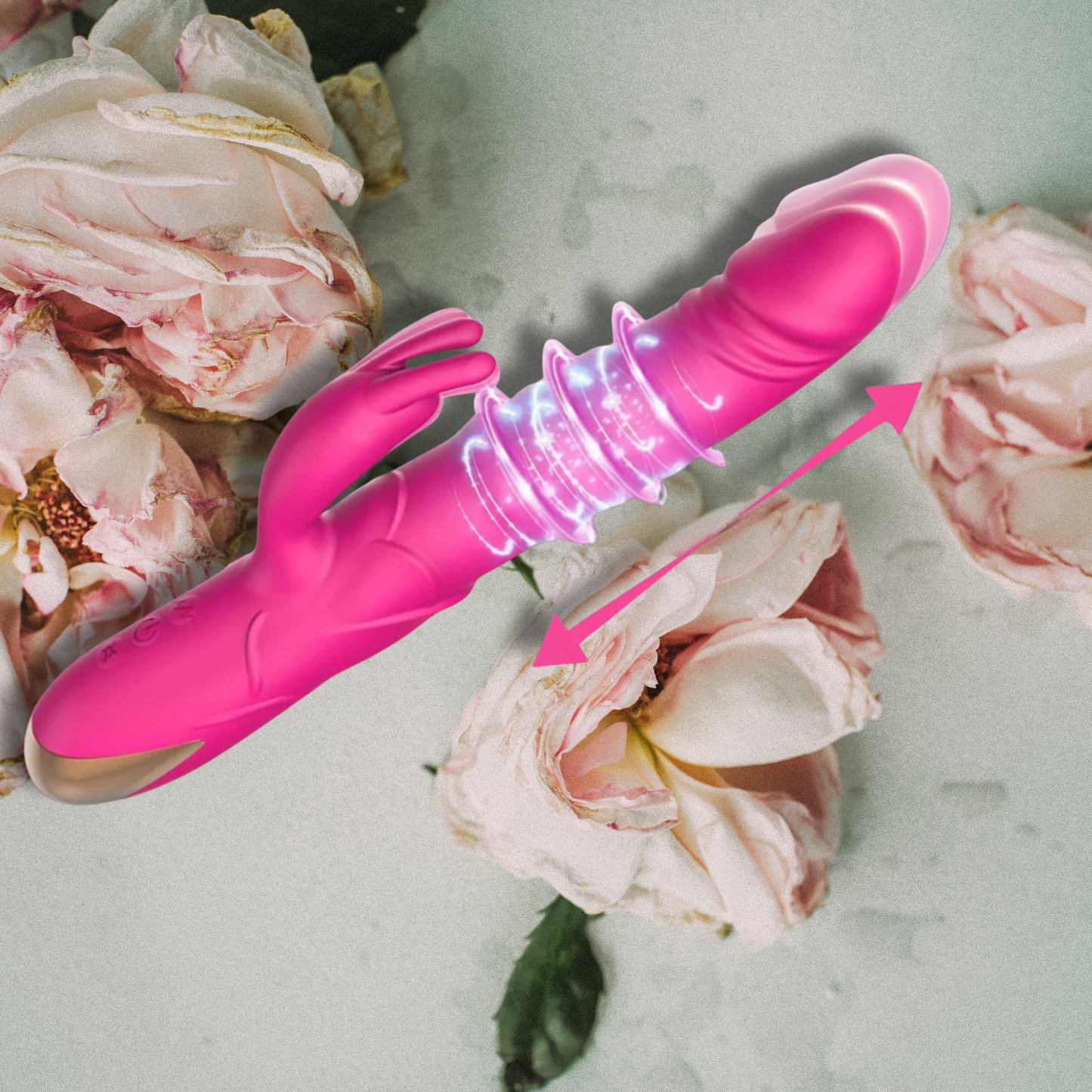 Rose Rhythm — Thrusting Rabbit Vibrator