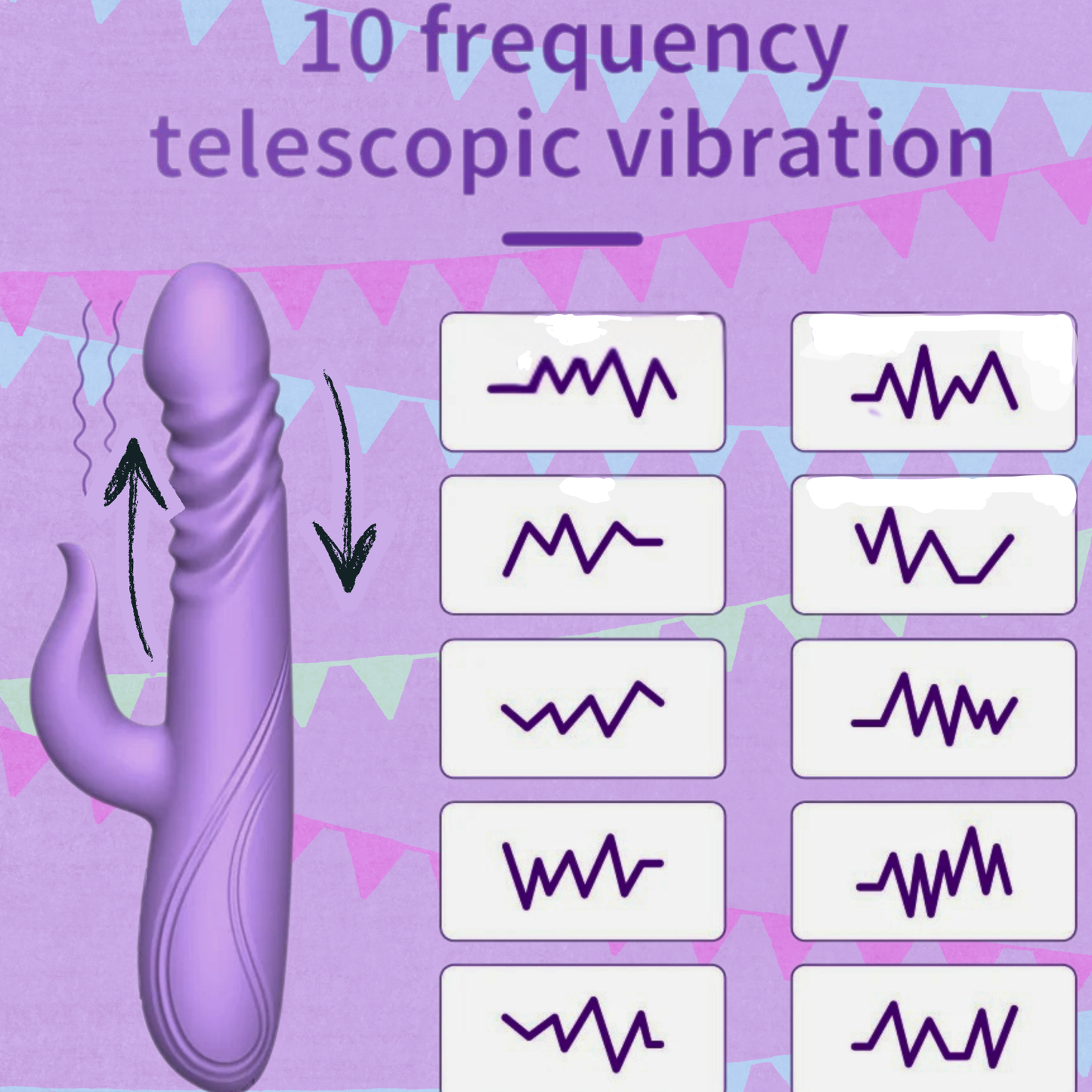 Lavender Thrust — Heated Rabbit Vibrator