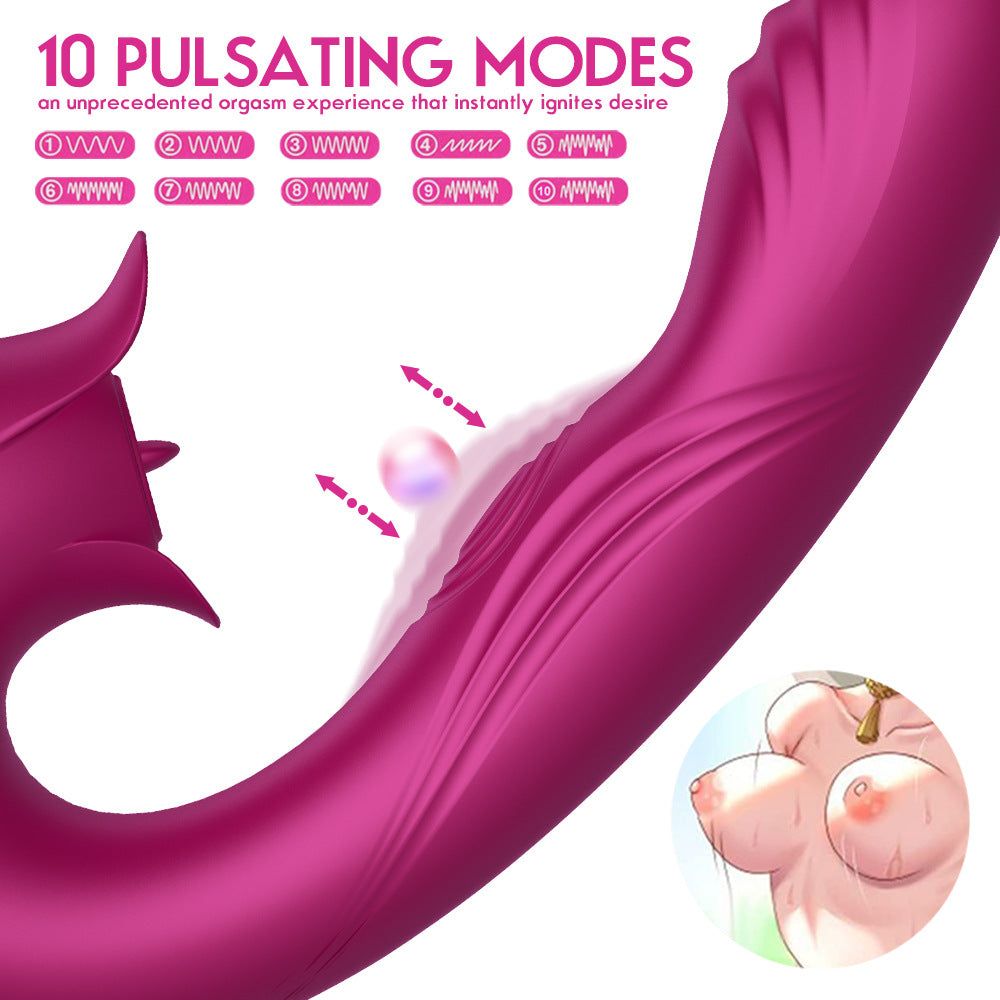 Flutter Bliss — Licking G-Spot Vibrator