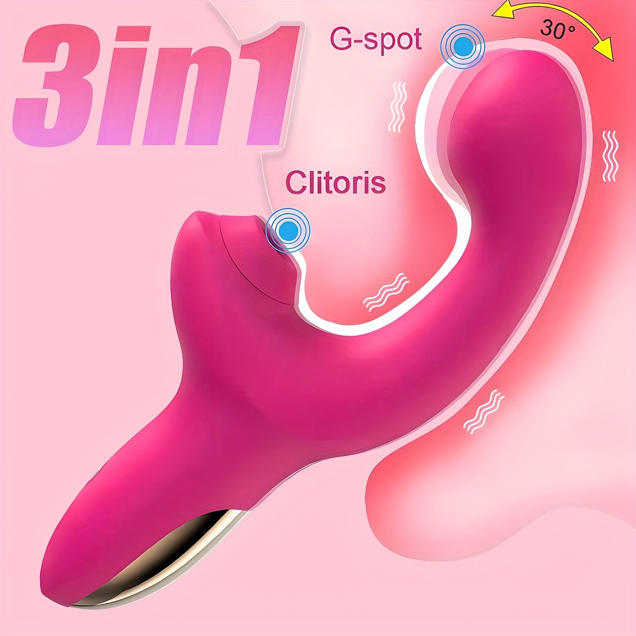 Curl & Kiss — G-Spot Suction Vibrator