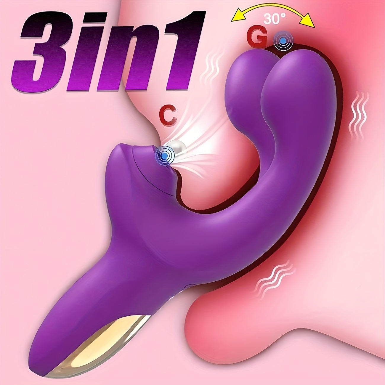 Curl & Kiss — G-Spot Suction Vibrator