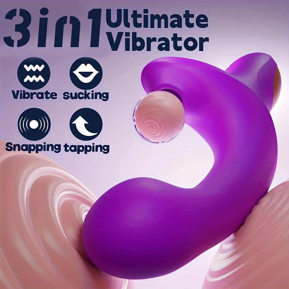 Curl & Kiss — G-Spot Suction Vibrator
