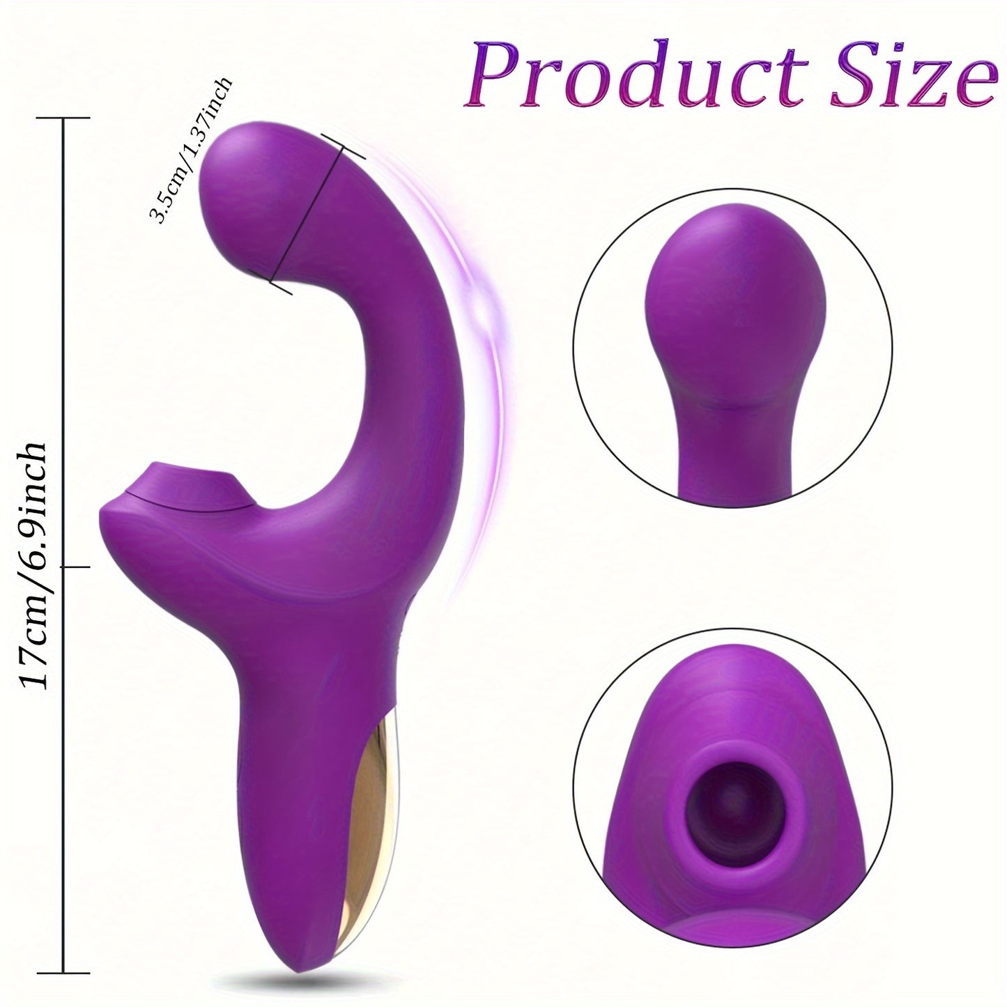 Curl & Kiss — G-Spot Suction Vibrator