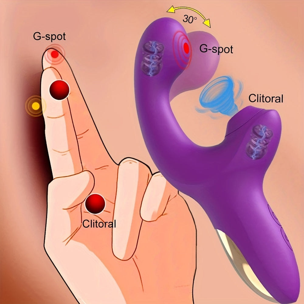 Curl & Kiss — G-Spot Suction Vibrator