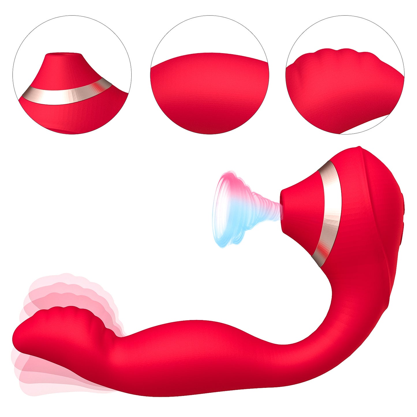 Scarlet Curve — Tapping & Suction Vibrator