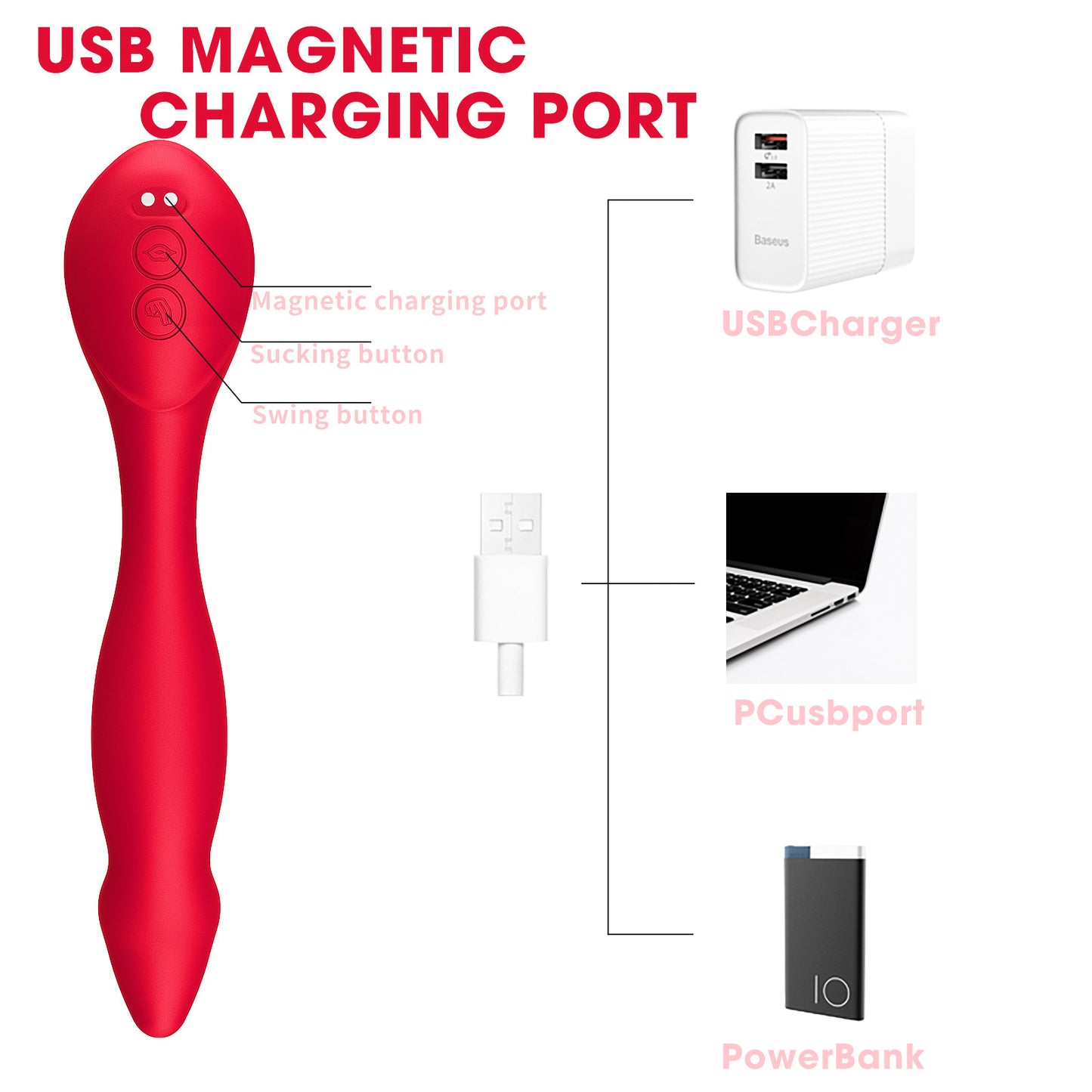 Scarlet Curve — Tapping & Suction Vibrator