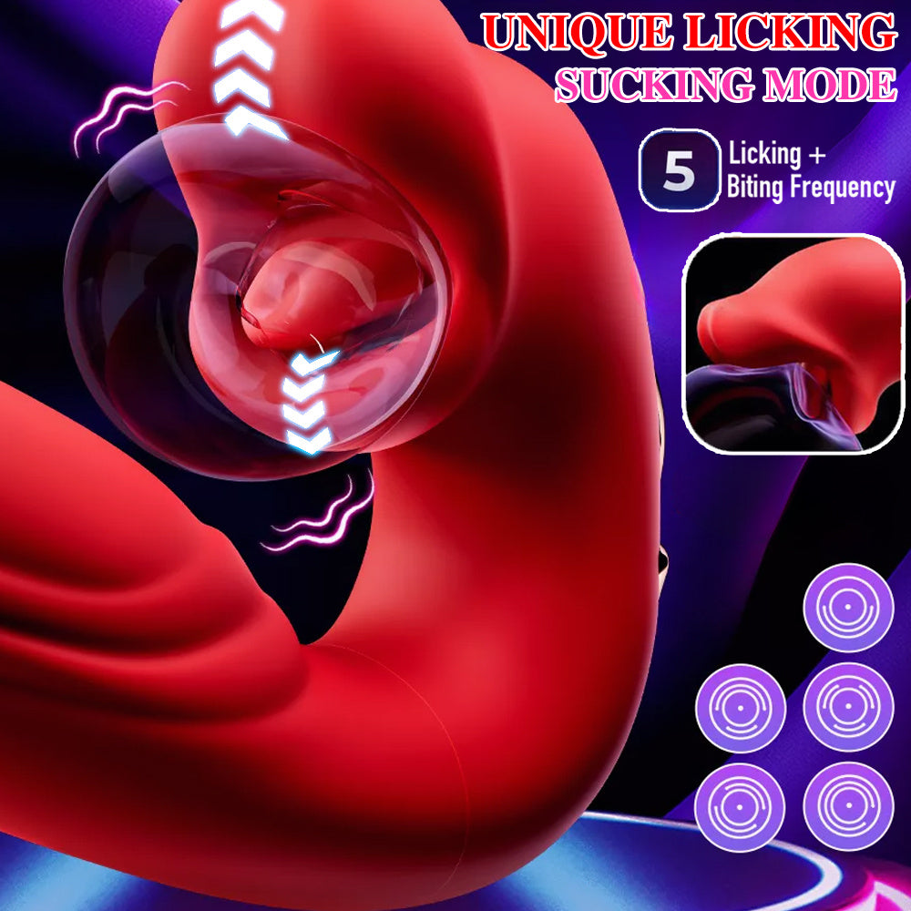 Lip Service — Licking & Tapping Vibrator