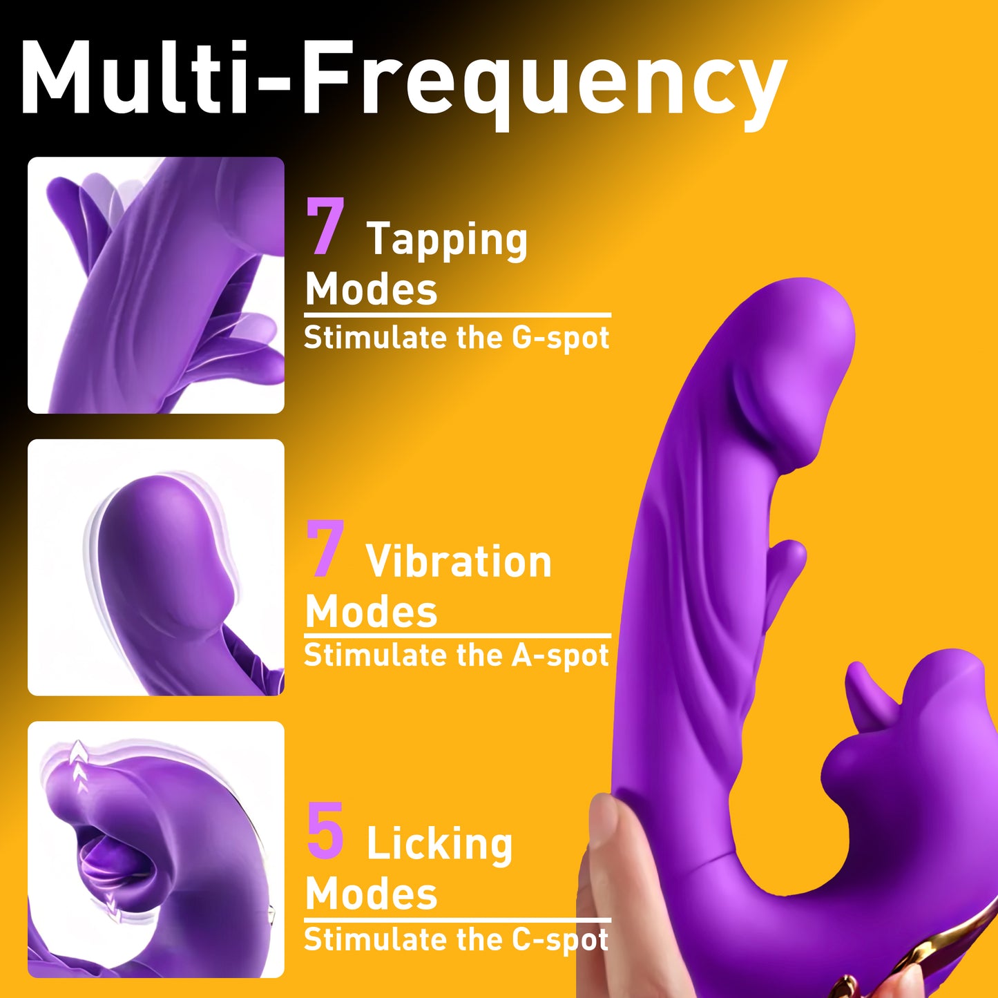 Lip Service — Licking & Tapping Vibrator
