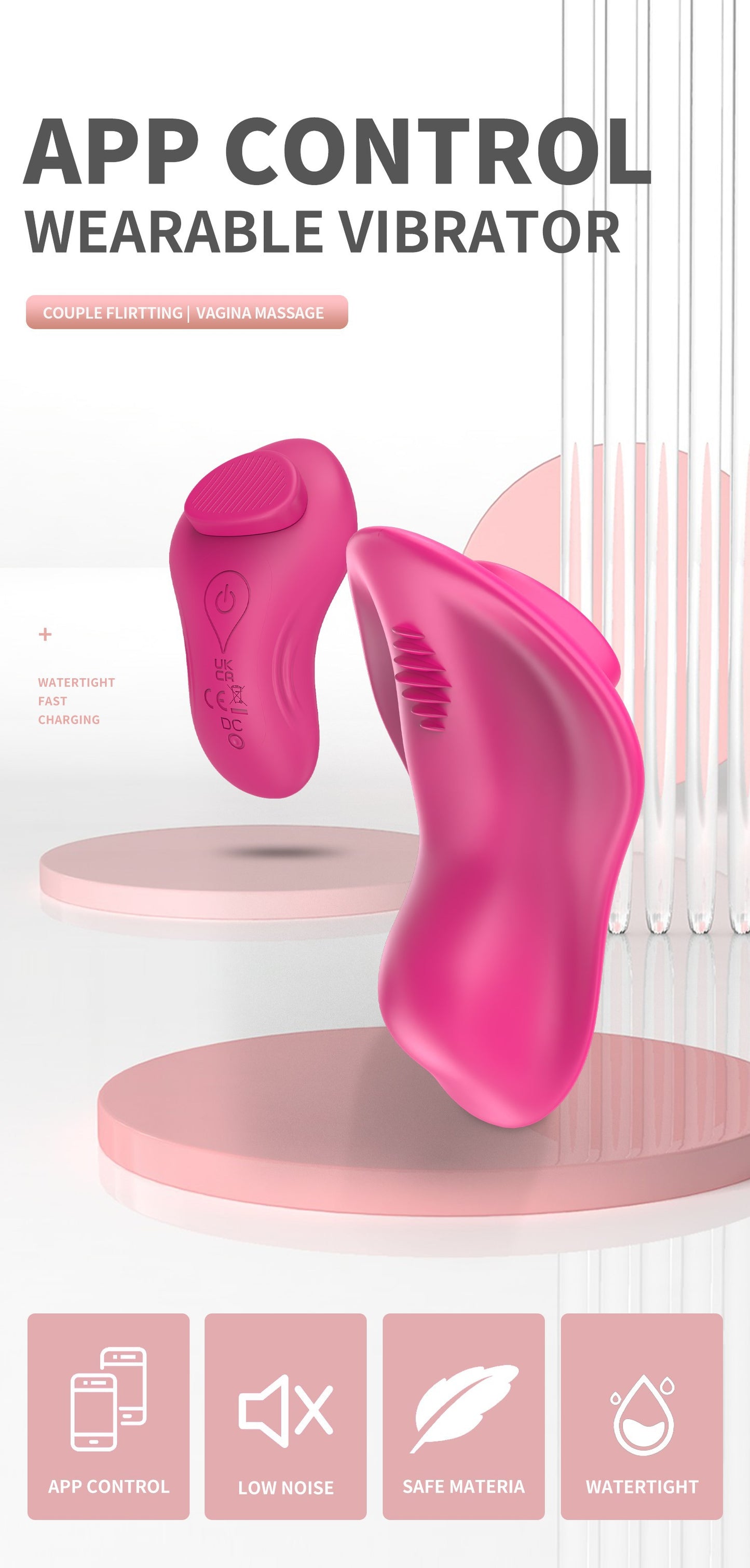 Secret Pulse — App-Controlled Wearable Vibrator