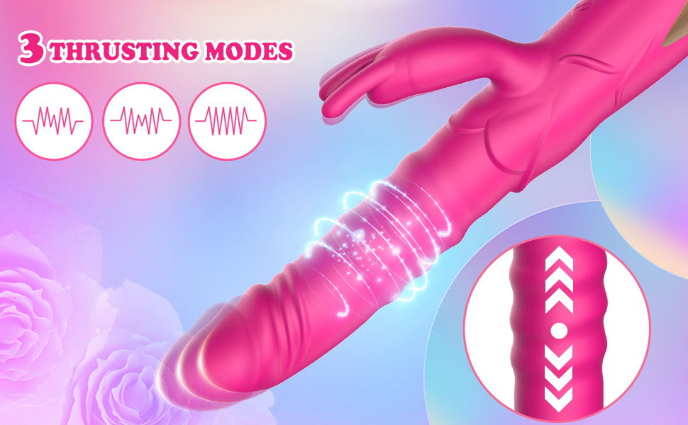 Rose Rhythm — Thrusting Rabbit Vibrator