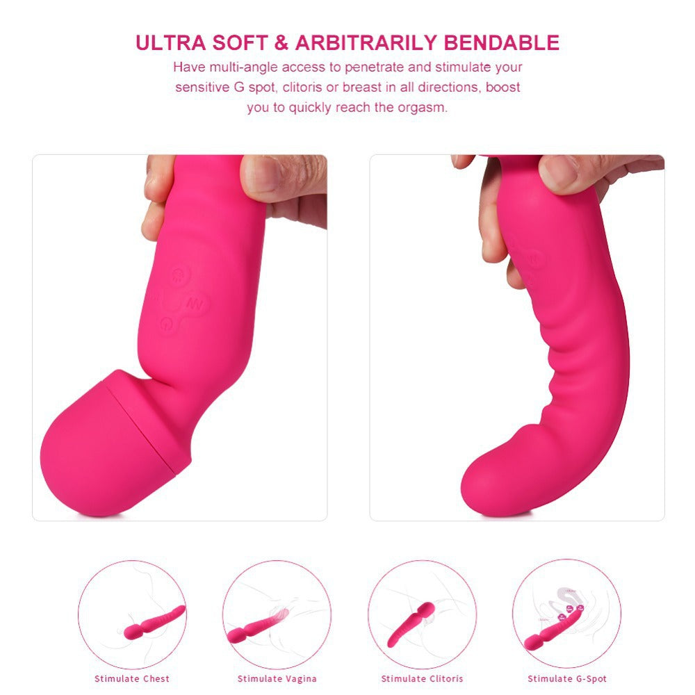 Heat & Flex — Heated Wand Vibrator