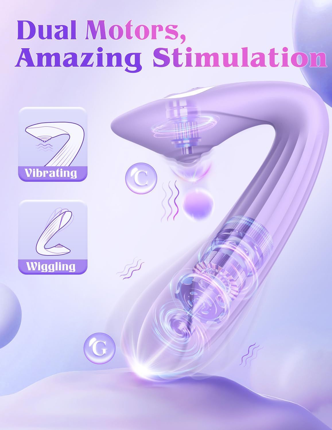 Eclipse Arc — Remote-Control Dual Vibrator