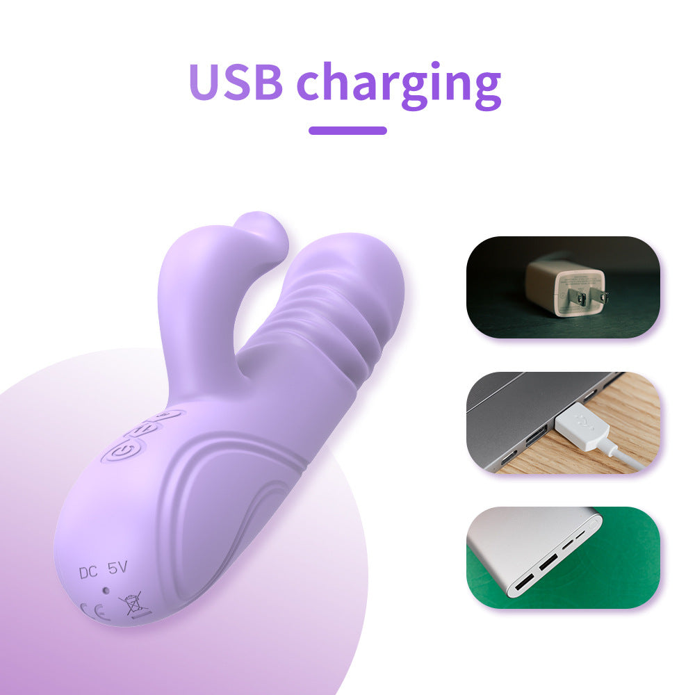 Lavender Thrust — Heated Rabbit Vibrator