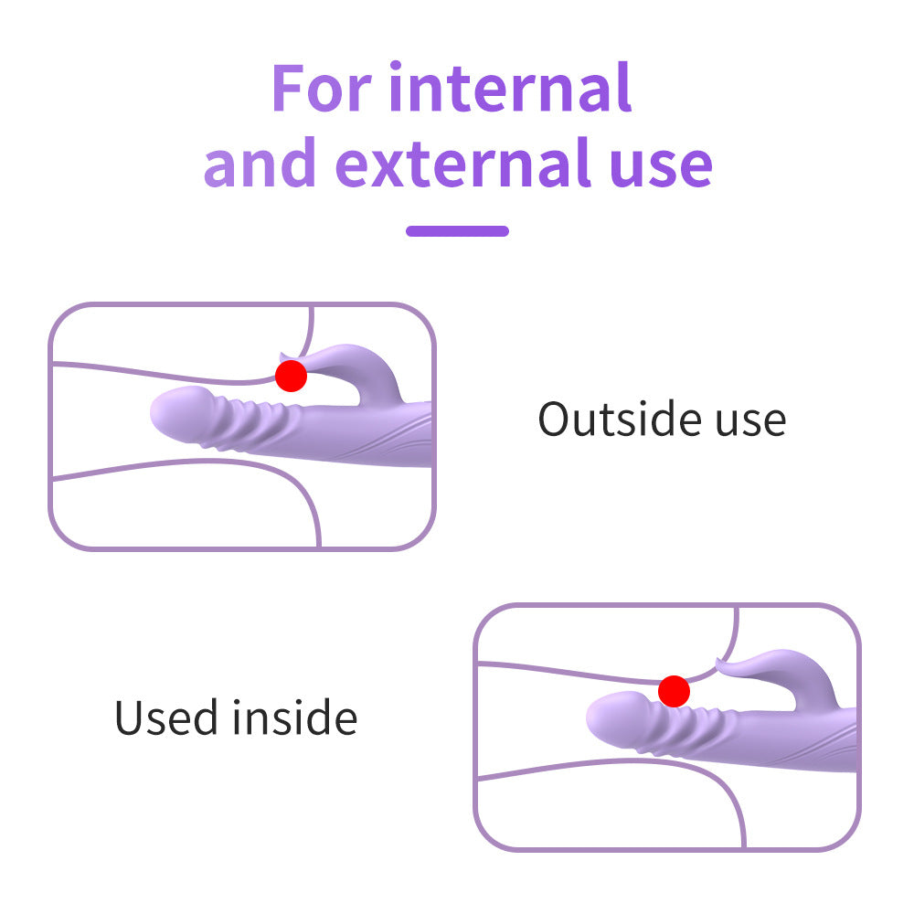 Lavender Thrust — Heated Rabbit Vibrator